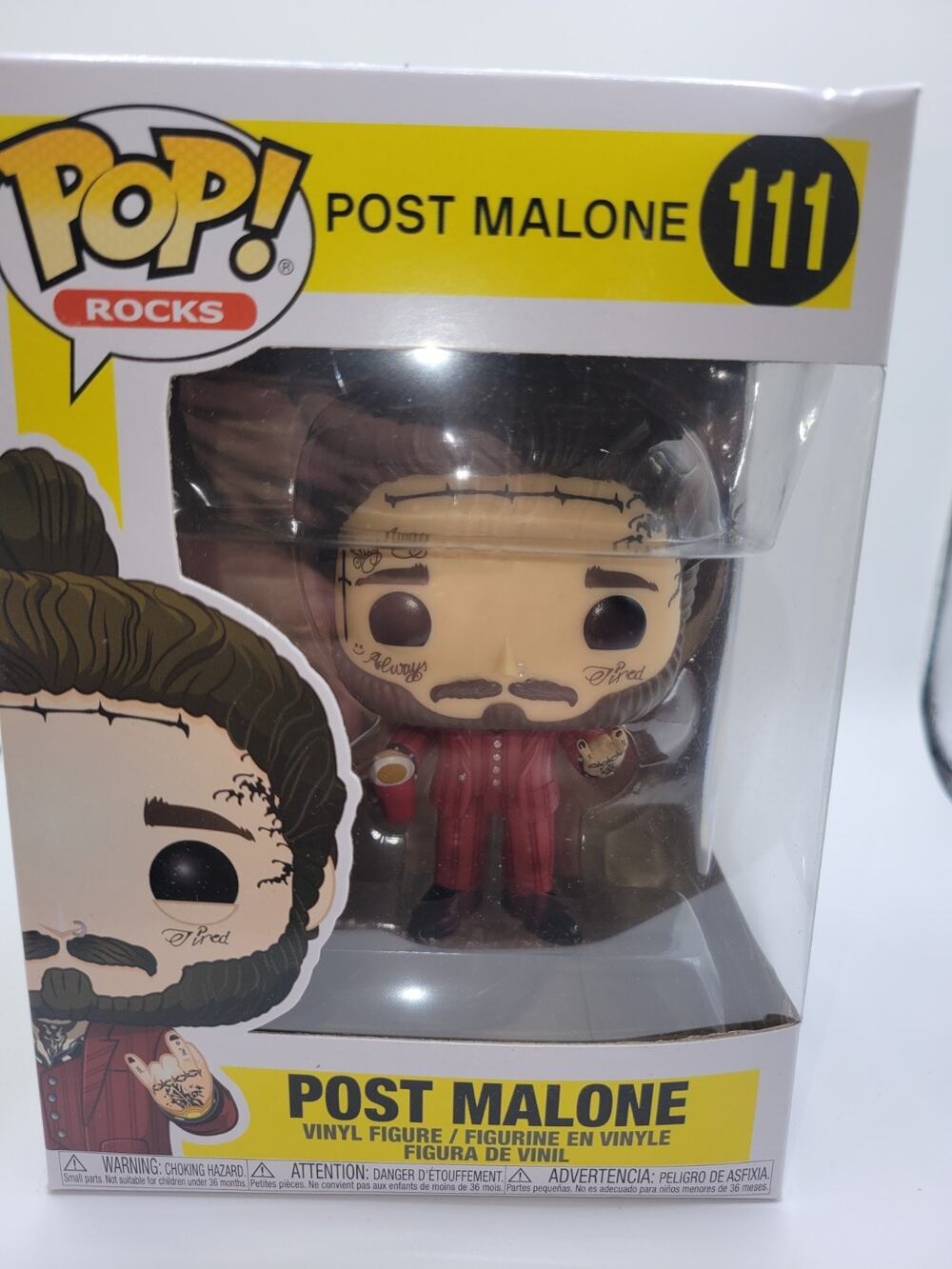 Funko Pop Rocks Post Malone Vinyl Figure #111